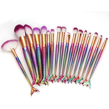 Load image into Gallery viewer, Mermaid Makeup Brush Set