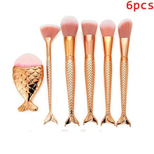Load image into Gallery viewer, Diamond Fish Makeup Brush Set